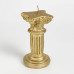 Свеча фигурная лакированная "Колонна большая", 10х5 см, золото 7581762