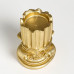 Свеча фигурная лакированная "Колонна маленькая", 7,5 см, золото 7581767