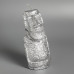 Свеча фигурная лакированная "Идол Моаи", 12,5 см, серебро 7581773