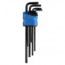Набор ключей TUNDRA comfort black, TORX, CrV T10 - T50 9 штук длинные (404) /60/