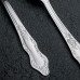 Вилка десертная «Славяна», h=16 см, толщина 1,2 мм, цвет серебряный