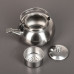 Чайник из нержавеющей стали «Гретель», 800 мл, металлическое сито, цвет хромированный
