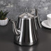 Чайник из нержавеющей стали «Жуан», 1,4 л, металлическое сито, цвет хромированный