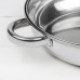 Набор посуды из нержавеющей стали Доляна «Классика», 8 предметов: ковш 1,5 л, 2 кастрюли 2/3 л, сков