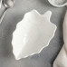 Соусник фарфоровый Magistro «Лист», 150 мл, цвет белый