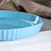 Форма для выпечки "Круг", голубая, 26 см, керамика 5428787