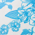 Скатерть без основы одноразовая двухсторонняя «Лилии», 110×180 см, рулон 5 шт, цвет белый