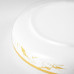Тарелка десертная Gold, 18×2 см, цвет белый