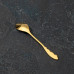 Ложка десертная из нержавеющей стали Magistro «Перо», длина 12,5 см, цвет золотой