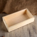 Салфетница деревянная, без покрытия, 24×11×7 см