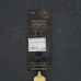 Вилка столовая из нержавеющей стали Magistro «Блинк», 21,5×3 см, на подвесе, белая ручка, цвет золот