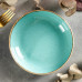 Салатник полуглубокий Turquoise, d=17 см, цвет бирюзовый