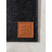 Конверт для столовых приборов Доляна «Грэй», 25×10 см, толщина 2 мм, цвет чёрный