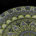 Тарелка керамическая Доляна «Мирсоле», d=21,7 см, цвет зелёный