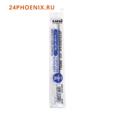 Стержень для ручек шариковых SXR72 Jetstream 0.7 мм SX-101 синий (70271) Uni Mitsubishi Pencil {Япония}