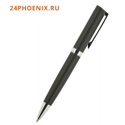 Ручка автоматическая шариковая 1.0мм "MILANO" синяя, черный металлический корпус 20-0224 Bruno Visconti {Китай}