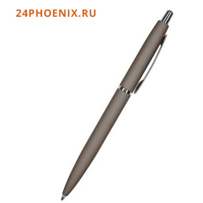 Ручка автоматическая шариковая 1.0мм "SAN REMO" синяя, серый металлический корпус 20-0249/05 Bruno Visconti {Китай}